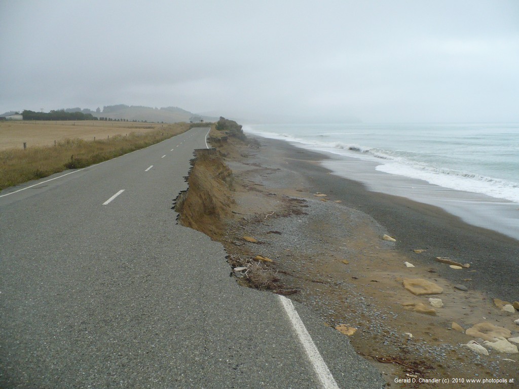 Road Closed. Wide Bike Path